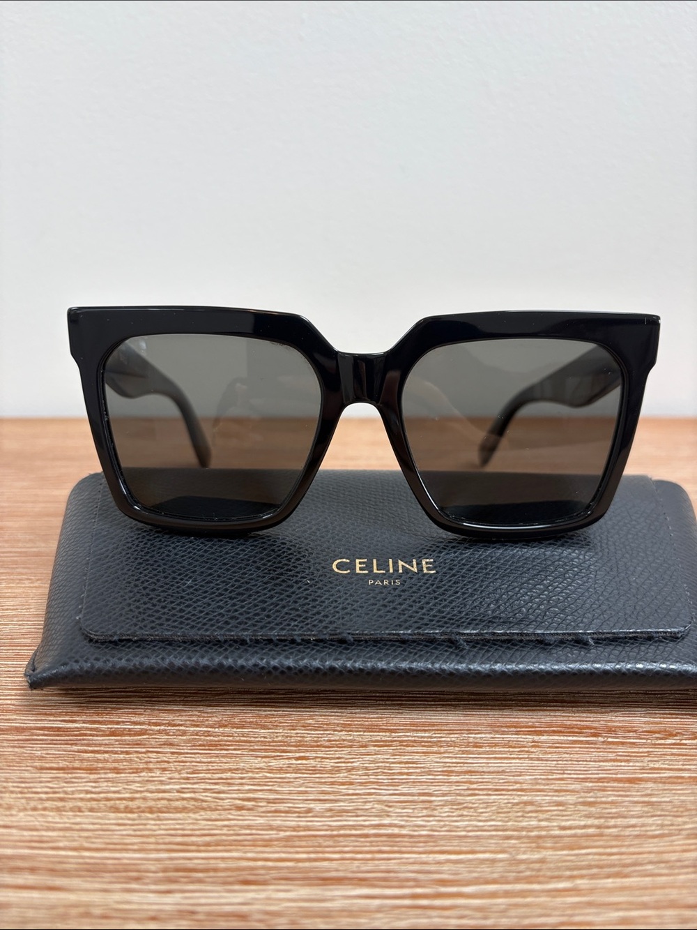 Celine Black Oversized Sunglasses